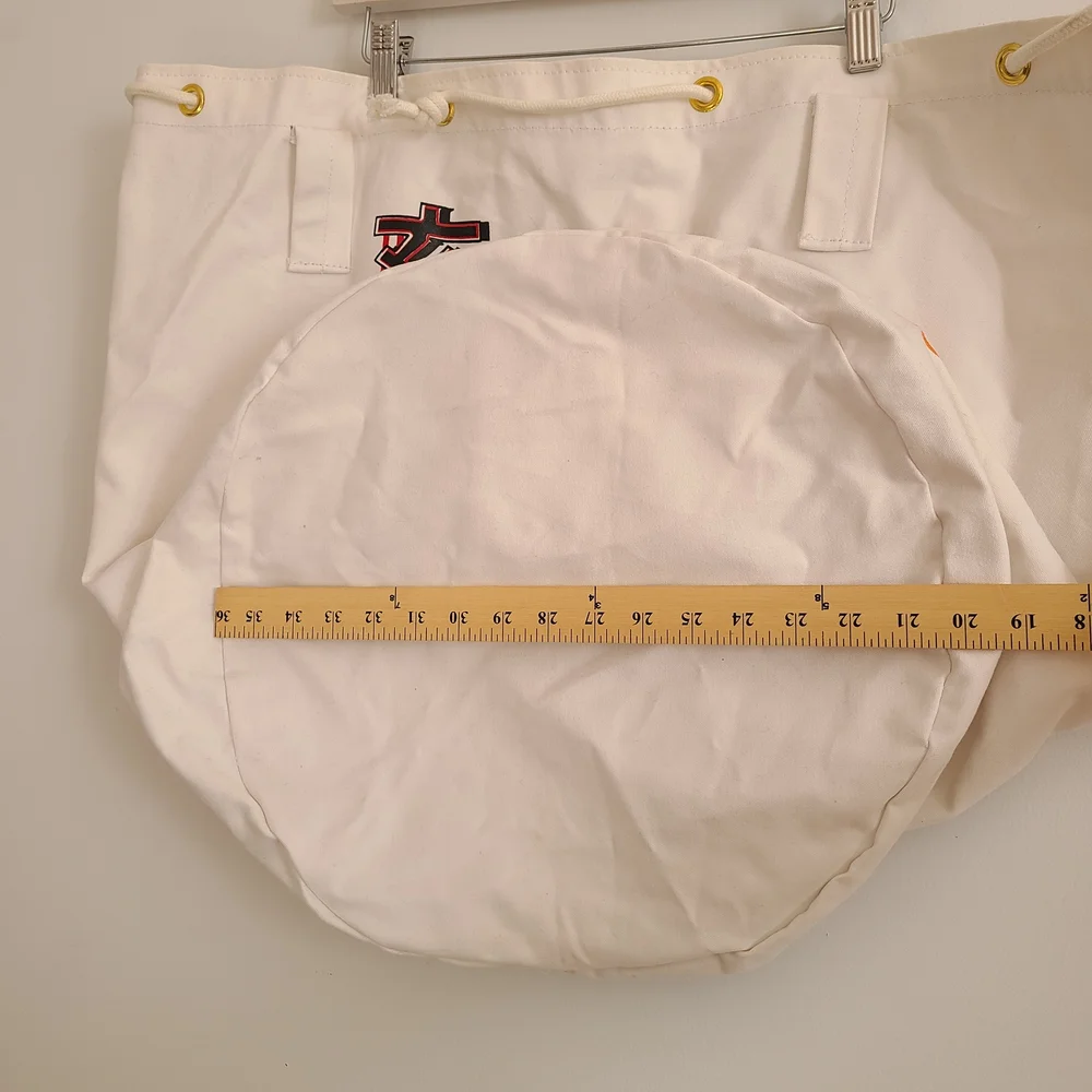 White Martial Arts Graphic Tote Bag